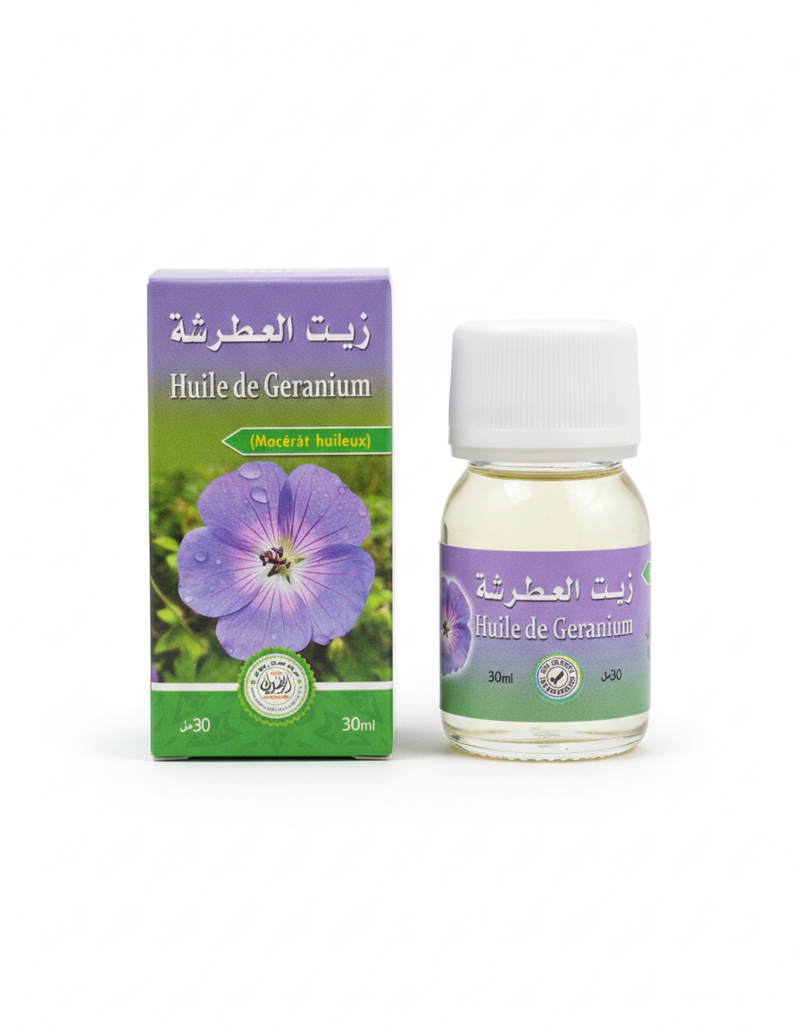 Geranium Oil 30 ml - Balancing Skin & Hair Care