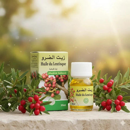 Huile de Lentisque 30ml – Soin Peau & Cheveux