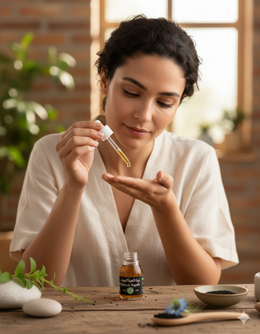 Aceite de Nigella 30 ml - Aceite natural para la piel, el cabello y la barba