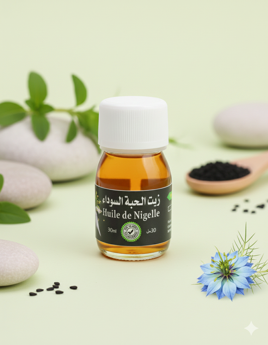 Aceite de Nigella 30 ml - Aceite natural para la piel, el cabello y la barba