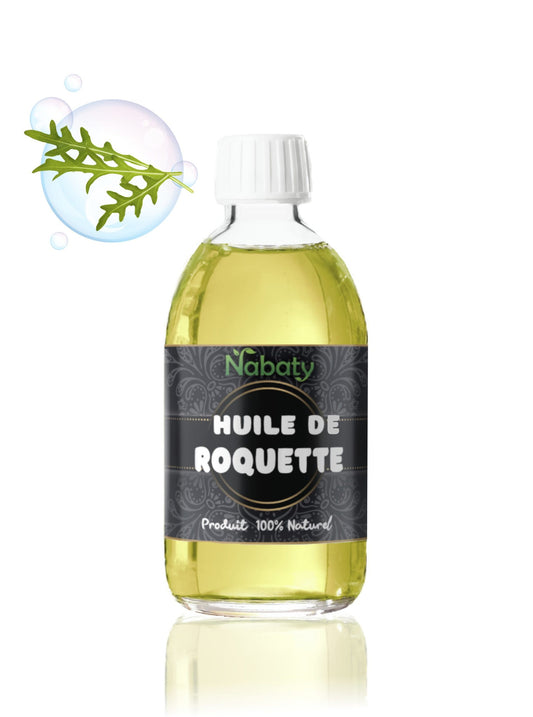 Huile de Roquette pour Cheveux Brillants et Peau Nourrie - 125ml - 100% Naturelle