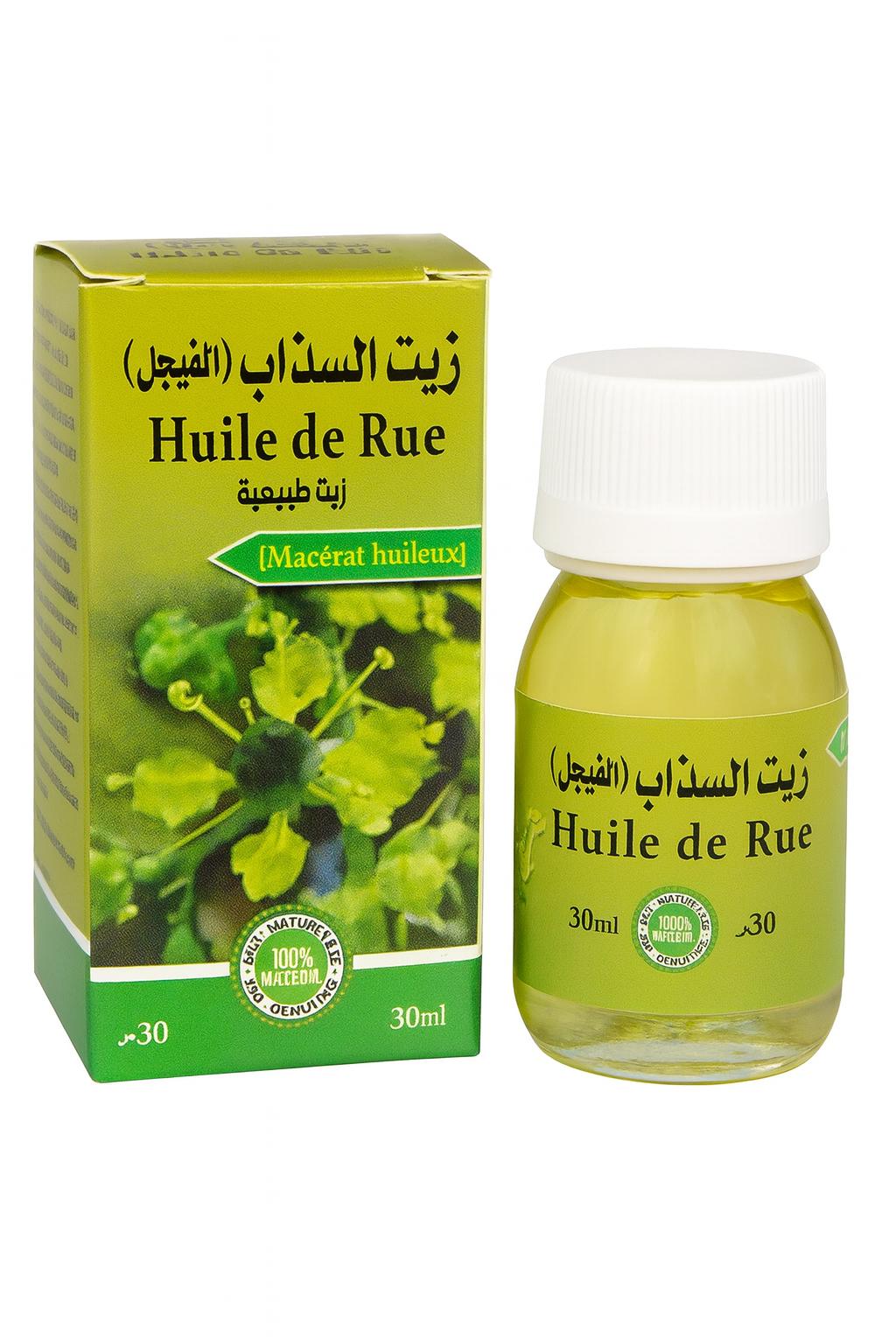Huile de Rue Naturelle 30ml – Soin Peau & Cheveux
