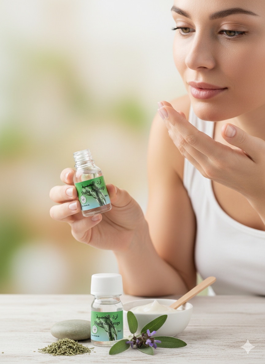 Huile de Sauge 30 ml – Huile Naturelle Massage et Soin Corps