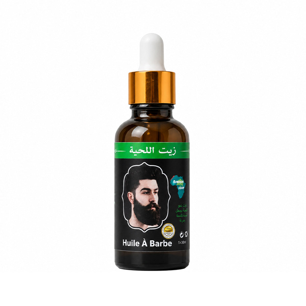 Huile de Barbe 30 ml – Soin Nourrissant &amp; Adoucissant