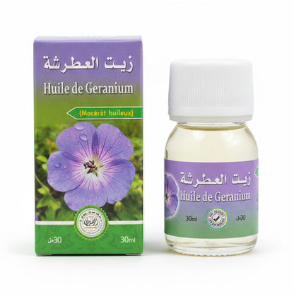 Geranium Oil 30 ml - Balancing Skin & Hair Care