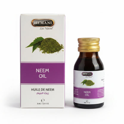 Hemani Aceite de Neem 30 ml - Cuidado Natural Purificante de la Piel y el Cabello