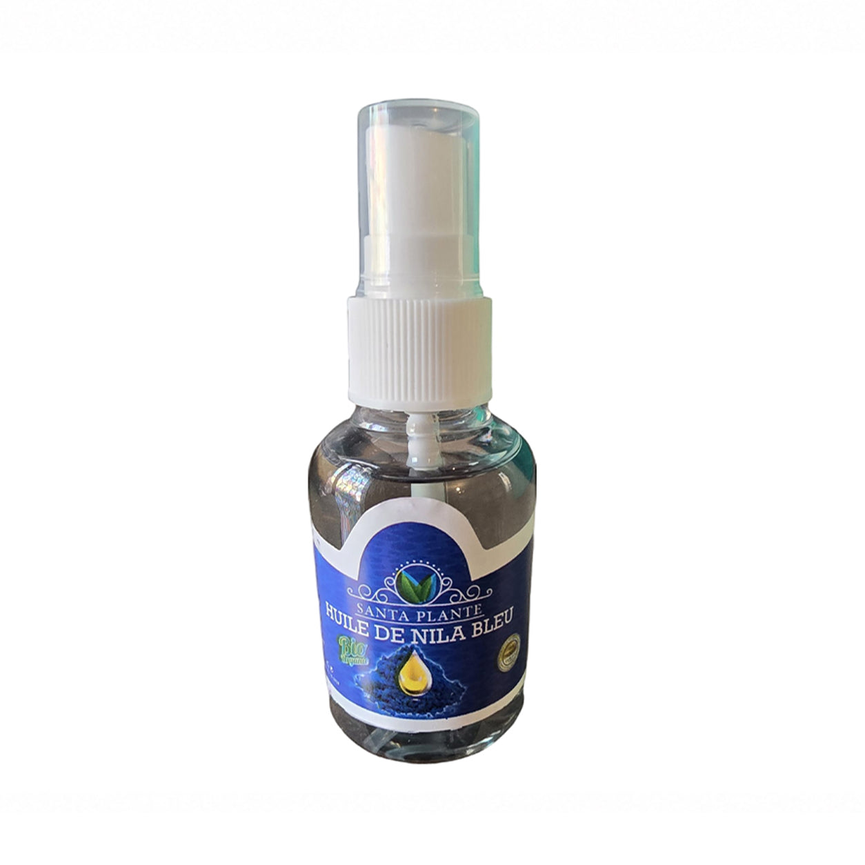 Olio in polvere Blue Nila - Anti-macchie, idratante intenso e illuminante - Spray per viso, capelli e corpo da 60 ml