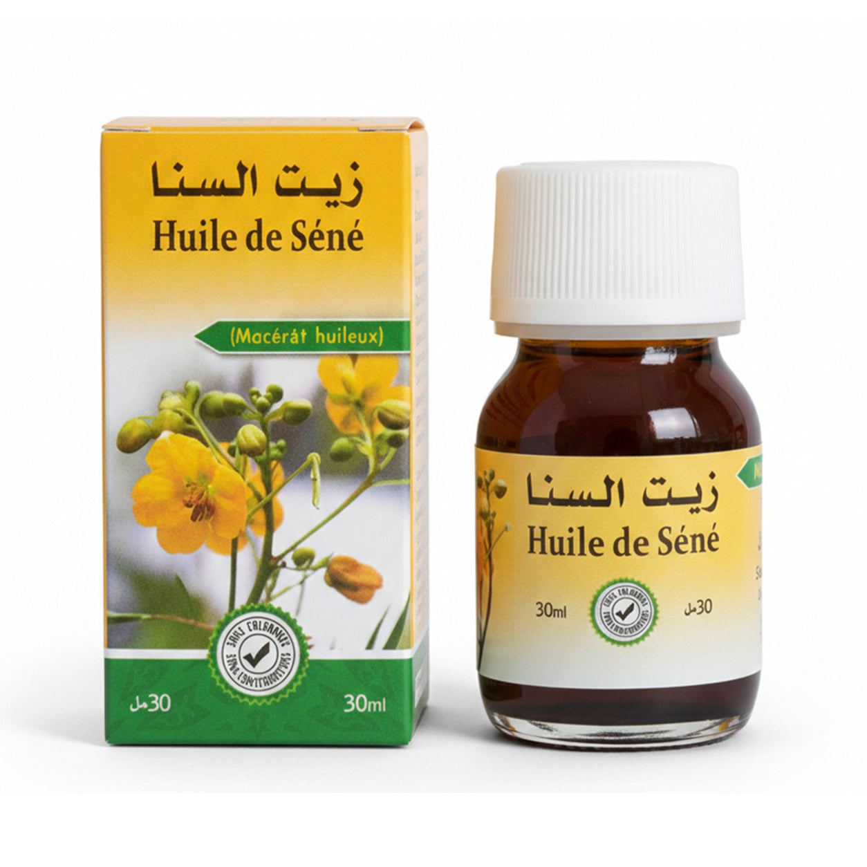 Hemani Senna Oil 30 ml - Trattamento purificante e rinforzante per capelli (Sana Makki)