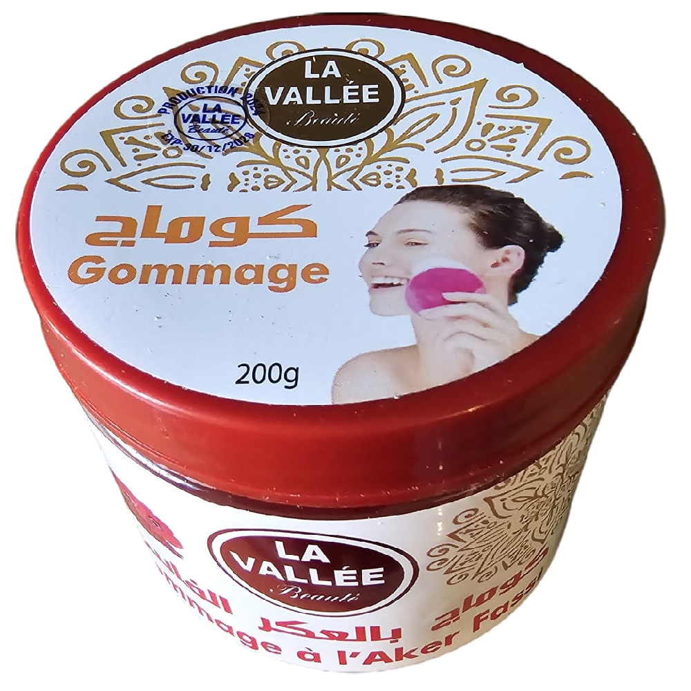 Gel Exfoliant Purifiant et Éclaircissant Aker Fassi – Gommage Naturel pour un Teint Lumineux