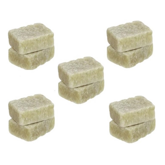 10 Carrés de Musc Solide Naturel Blanc 30g Fabriqué au Maroc, 100 % Naturel