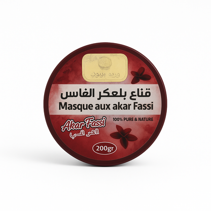 Maske Rote Tonerde & Aker Fassi - Glanz und Reinheit 200g