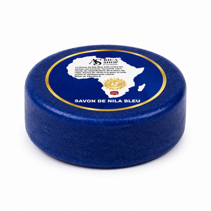 Savon au Nila Bleu en Forme de Fleur – Soin Marocain
