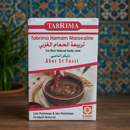Tabrima Hammam à l'Aker Fassi : Exfoliant Naturel pour Peau
