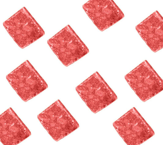 Carrés de Musc Solide Rouge – 10x30g – Musc Naturel du Maroc