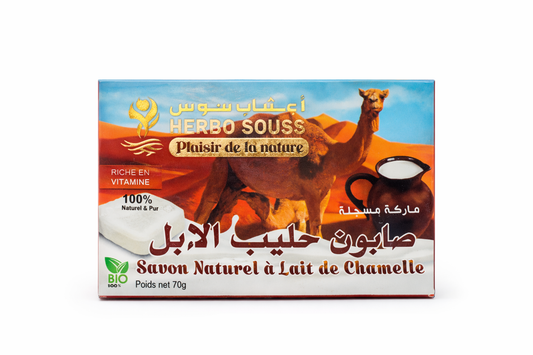 Savon au Lait de Chamelle 70g – Savon Naturel Hydratant du Maroc