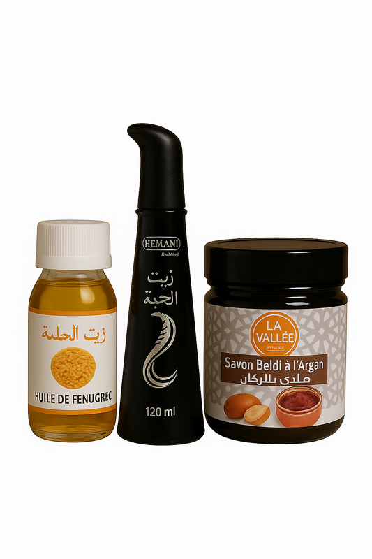 Coffret Soin Profond Cheveux Secs, Longueurs Abîmées & Pointes Cassées